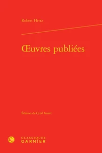 Oeuvres publiées