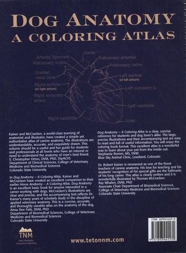 Dog Anatomy. A Coloring Atlas