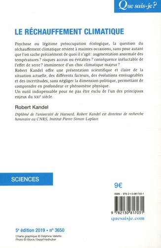 Le réchauffement climatique 5e édition