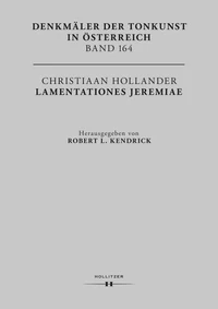 Christiaan Hollander. Lamentationes Jeremiae