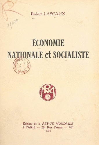 Économie nationale et socialiste