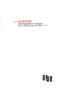 Bibliographie critique de la Commune de Paris 1871