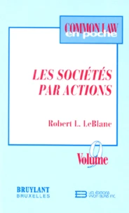 Les sociétés par actions