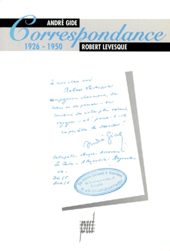Correspondance. 1926-1950