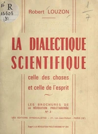 La dialectique scientifique