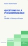 Robert Michel Palem - Questions à la phénoménologie - Ou Candide à Fribourg-en-Brisgau.