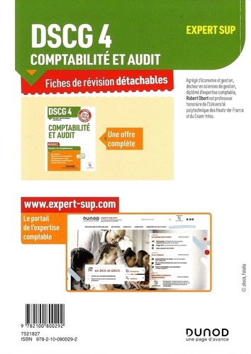 Comptabilité et audit DSCG 4. Fiches de révision  Edition 2019-2020
