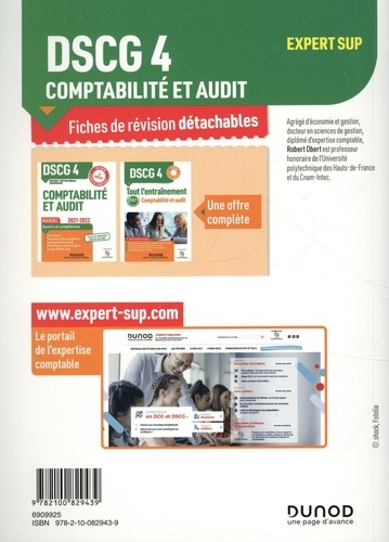 Comptabilité et audit DSCG 4. Fiches de révision  Edition 2021-2022