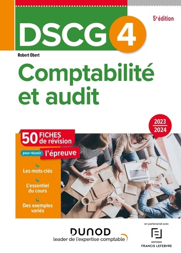 Robert Obert - DSCG 4 - Comptabilité et audit - Fiches 2023-2024.