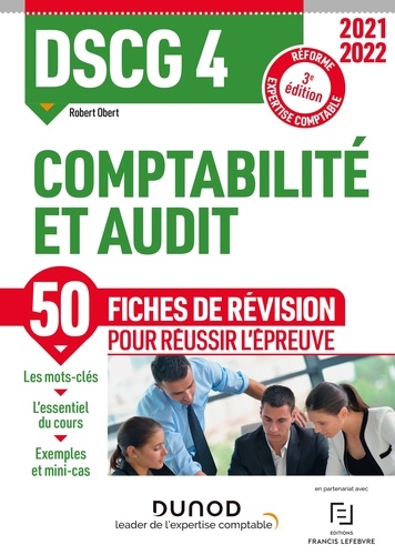Robert Obert - DSCG 4 Comptabilité et audit - Fiches de révision 2021/2022 - Réforme Expertise comptable.