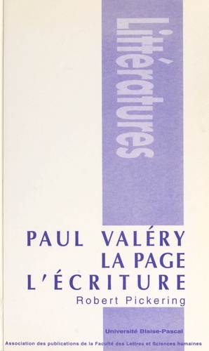 Paul Valéry, la page, l'écriture