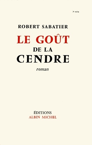 Le Goût de la cendre