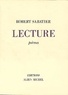 Robert Sabatier - Lecture - Poèmes.