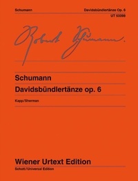 Robert Schumann - Davidsbündlertänze - Edited from the sources. op. 6. piano..