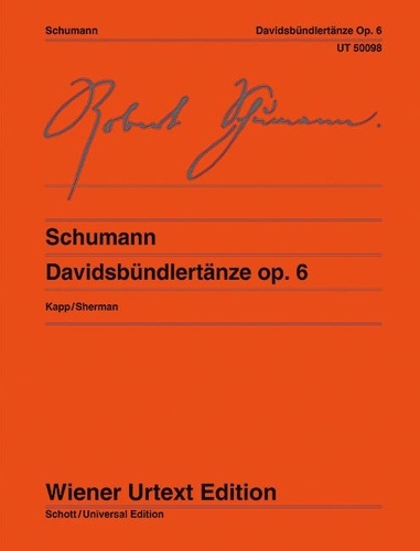 Robert Schumann - Davidsbündlertänze - Edited from the sources. op. 6. piano..
