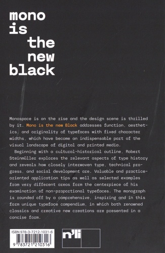 Mono is the new black. Monospace fontionary