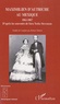 Robert Tubach - Maximilien d'Autriche au Mexique - 1862-1867, D'après les souvenirs de Sara Yorke Stevenson.