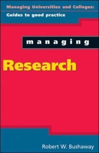 Robert W. Bushaway - Managing Research.