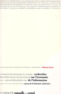 Recherches sur l'économie de l'information