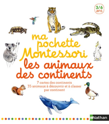 Roberta Rocchi - Ma pochette Montessori les animaux des continents.