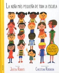 La nina la mas pequena de toda la escuela