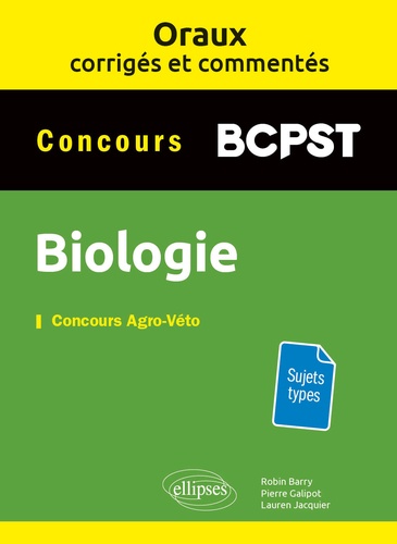 Biologie BCPST Concours Agro-Véto
