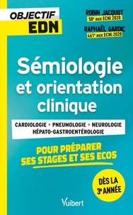 Livre téléchargements pdf Sémiologie et orientation clinique 9782311662368 DJVU PDF PDB par Robin Jacquot, Raphaël Gardic in French