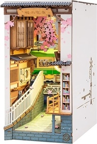 ROBOTIME EUROPE LTD PAP - SAKURA DENSYA Construction monde miniature Book Nook - Rue japonaise