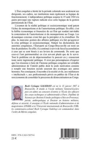 La crise politique au Congo-Brazzaville. Echec du monopartisme et de l'autoritarisme politique