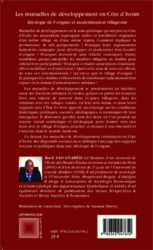 Les mutuelles de développement en Côte d'Ivoire. Idéologie de l'origine et modernisation villageoise