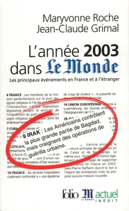 L'année 2003 dans Le Monde
