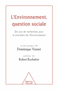 L'environnement, question sociale