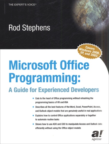 Rod Stephens - Microsoft Office programming - A guide for experienced developers.