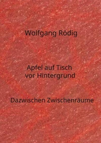 Apfel auf Tisch vor Hintergrund