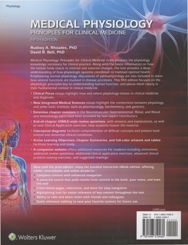 Medical Physiology. Principles for Clinical Medicine 5th edition