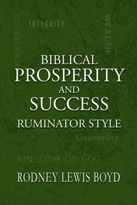 Biblical Prosperity and Success Ruminator Style