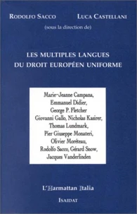 LES MULTIPLES LANGUES DU DROIT EUROPEEN UNIFORME