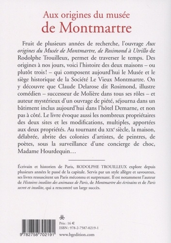 Aux origines du musée de Montmartre. De Rosimond à Utrillo