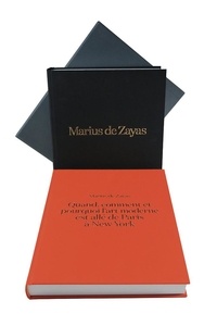 Rodrigo de Zayas et Marius de Zayas - Coffret avec deux beaux livres - Marius de Zayas ; Quand, comment et pourquoi l'art moderne est allé de Paris à New York.