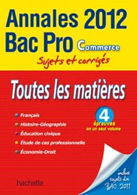 Toutes les matières Bac Pro Commerce