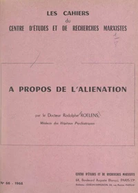 À propos de l'aliénation