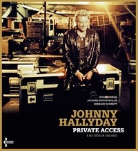 Roger Abriol et Jacques Rouveyrollis - Johnny Hallyday - Private Access, à ses côtés en coulisses.