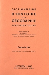 Roger Aubert - Dictionnaire d'histoire et de géographie ecclésiastiques - Fascicule 163, Joseph-Marie - Julien de Cividale.