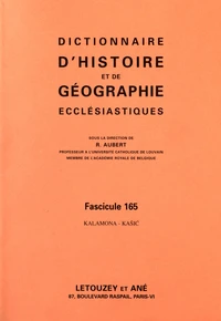Dictionnaire d'histoire et de géographie ecclésiastiques