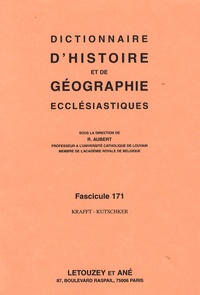 Roger Aubert - Dictionnaire d'histoire et de géographie ecclésiastiques - Fascicule 171, Krafft-Kutschker.