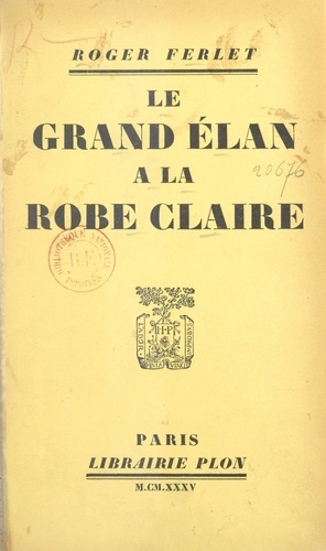 Le grand élan à la robe claire