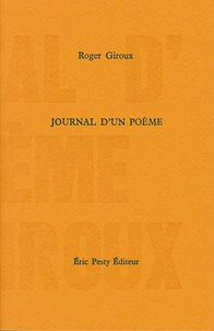Journal d'un poème