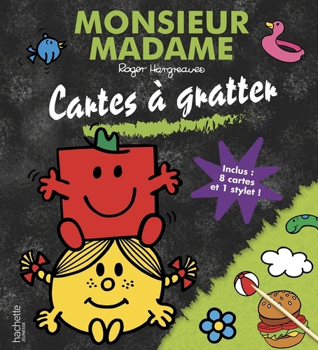 Roger Hargreaves - Cartes à gratter Monsieur Madame - Avec 8 cartes et 1 stylet !.