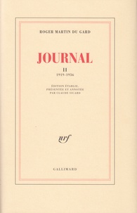 Roger Martin du Gard et Marcel Coppet - Journal - Tome 2, 1919-1936.
