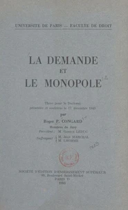 La demande et le monopole